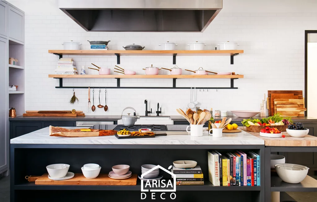 طراحی کابینت آشپزخانه در لاریسا دکو